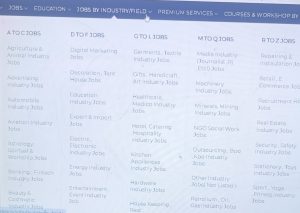 Industry wise job info